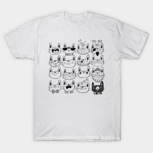 Whimsical cats T-Shirt